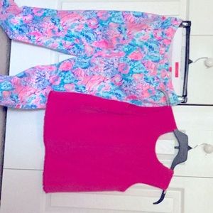 Lilly Pulitzer pmts size 6. And Victoria Beckham for target size stop